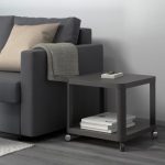 TINGBY Side table on casters, 19 5/8x19 5/8 "
