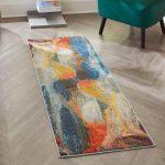 Ansela Washable Abstract Indoor Rug