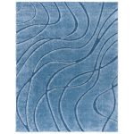 Ashal Abstract Blue Area Rug
