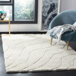 Ashal Abstract Cream Area Rug