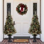 Green Artificial Christmas Tree with Clear/White Lights