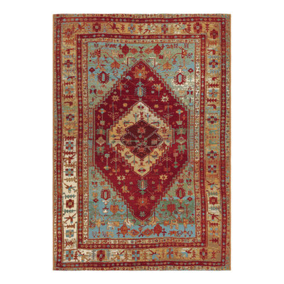 OutdoorTraditionalWashableOrientalIndoor2FOutdoorRug.jpg Outdoor Traditional Washable Oriental Indoor / Outdoor Rug - Image 1