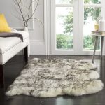 Tateos Sheep Skin Natural Sheep Skin Made Within Acid Dying Sheep Skin Animal Print Rug